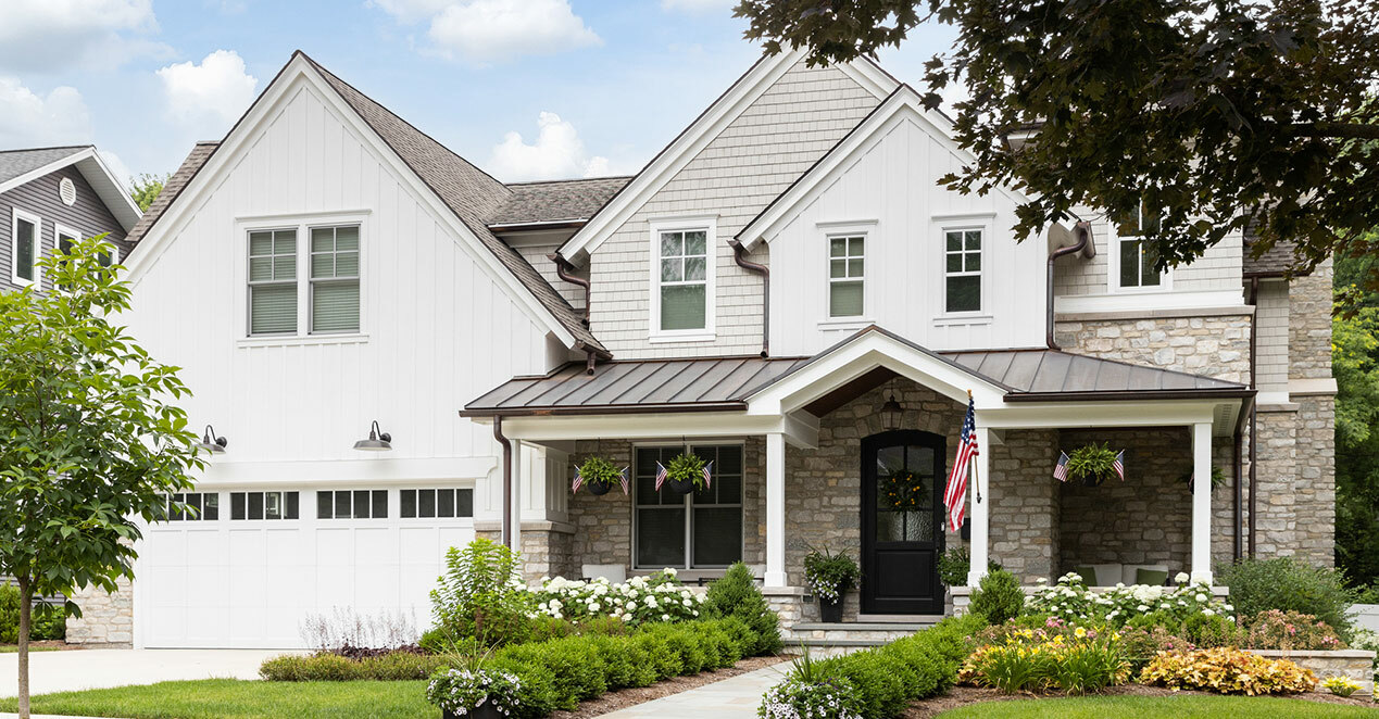 siding textimonials image, white house with pd home exterior windows